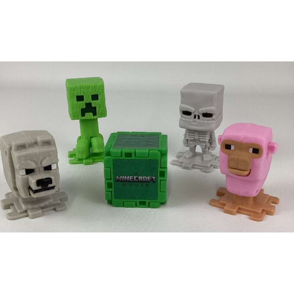Minecraft Movie McDonald's Happy Meal Toy Skeleton Dennis Action Figures 2025
